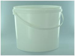 SEAU DE PEINTURE POLYPRO FORME RONDE AVEC COUVERCLE CAP 10 LITRES